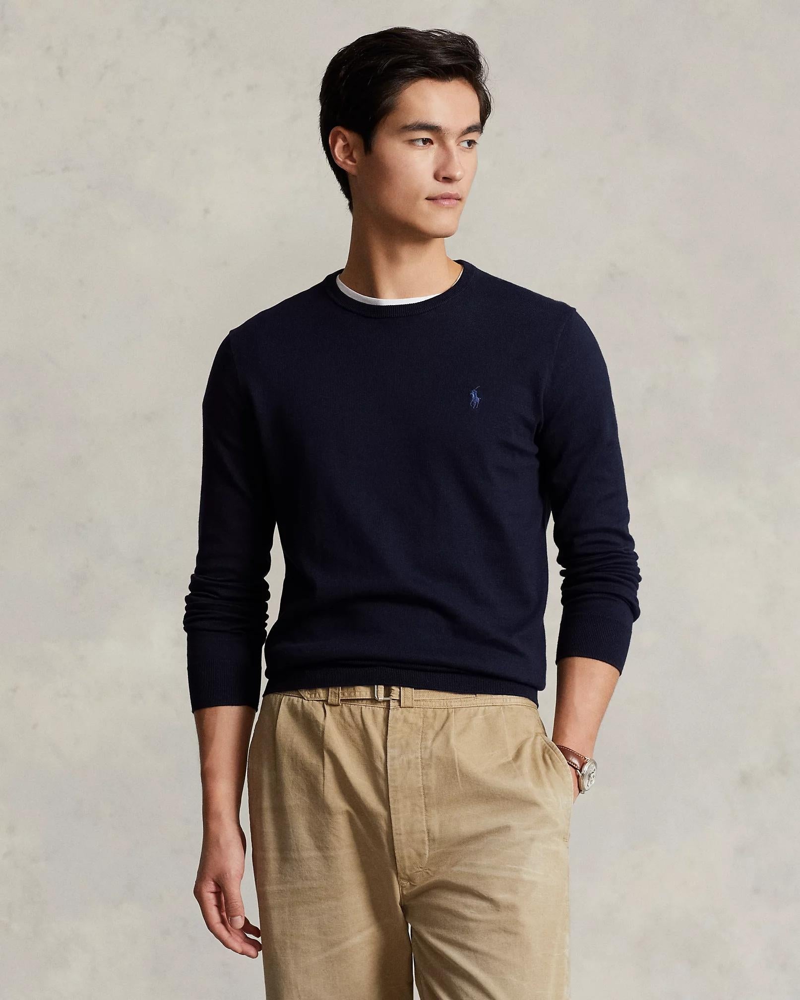 Maglia in cotone Slim-Fit 710684957 001 RALPH LAUREN