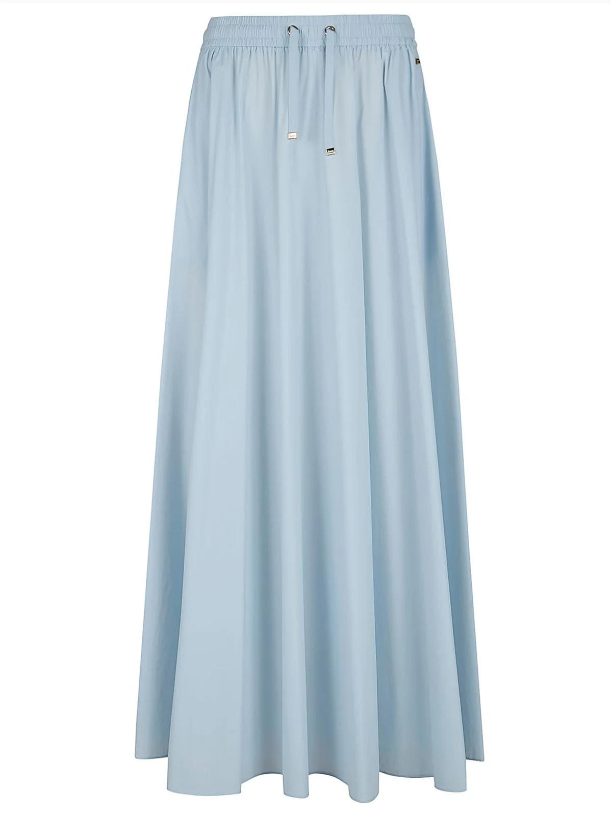 HERNO Gonna midi in raso GN000024D12875S 9128 HERNO