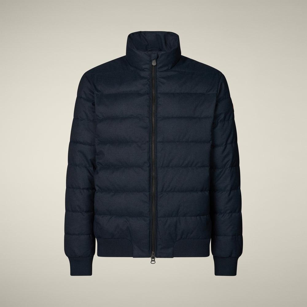 Piumino uomo animal free mod. Herbie blu navy mélange<BR/> D32420M 90033 SAVE THE DUCK
