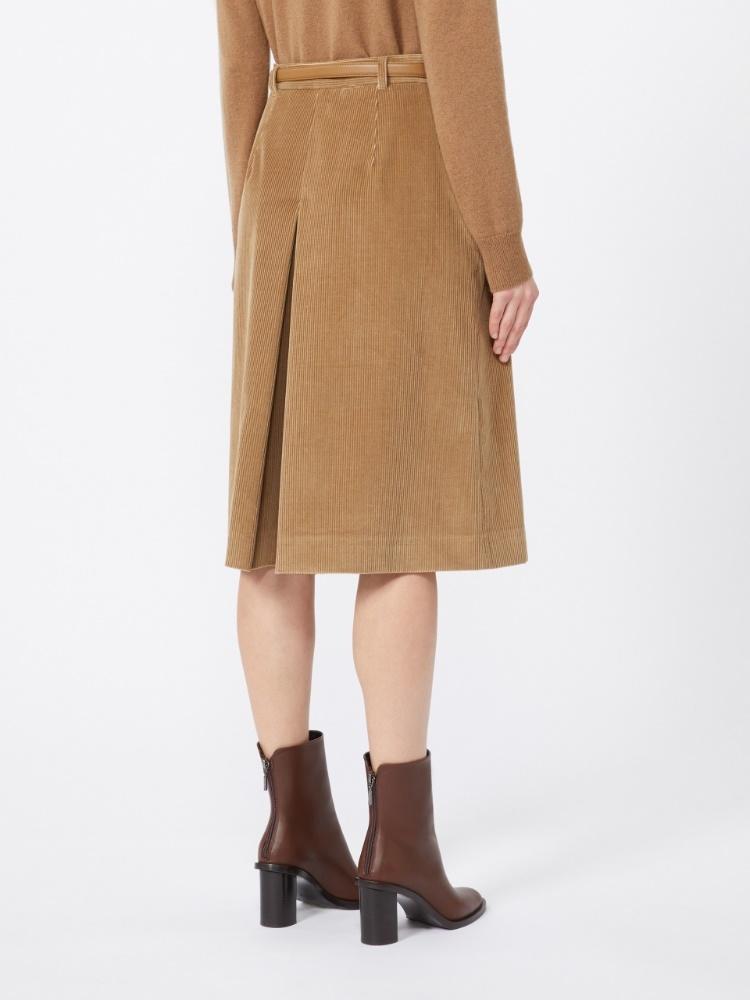 Gonna pantalone in velluto<BR/> FRAGORE 033 MAX MARA STUDIO