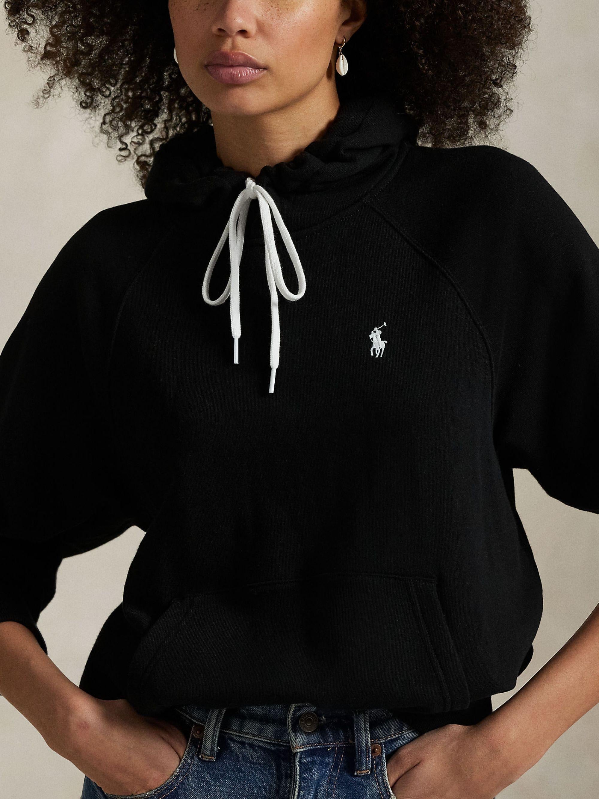 Felpa donna in misto cotone con cappuccio 211971691 004 RALPH LAUREN