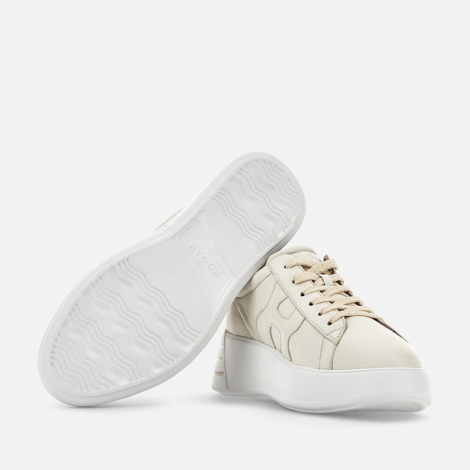 Sneakers Hogan Rebel<BR/>Avorio Oro HXW5640DN61RCB. 367T HOGAN