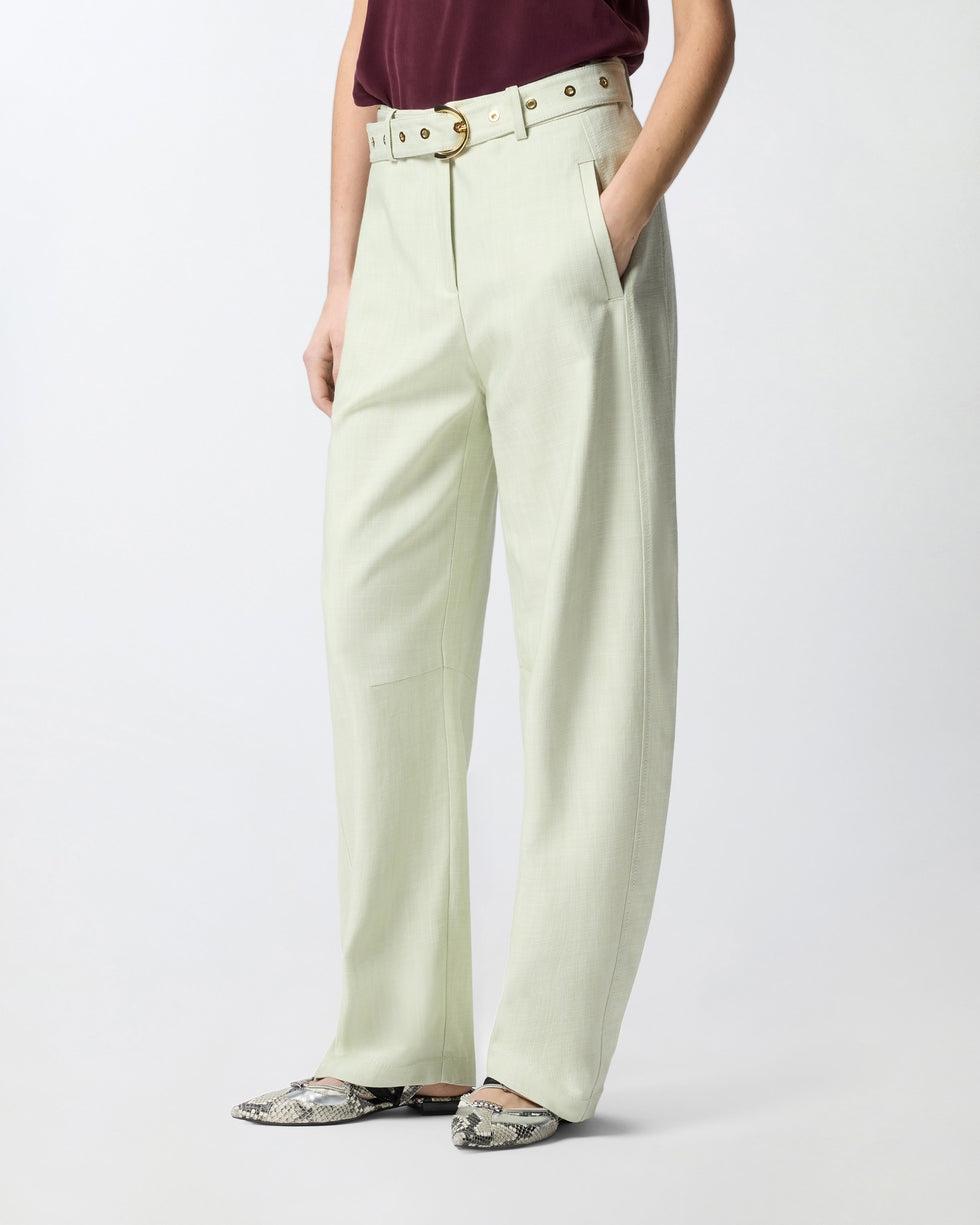 Pantaloni con cintura<BR/> 106492A2W6 S79 PINKO