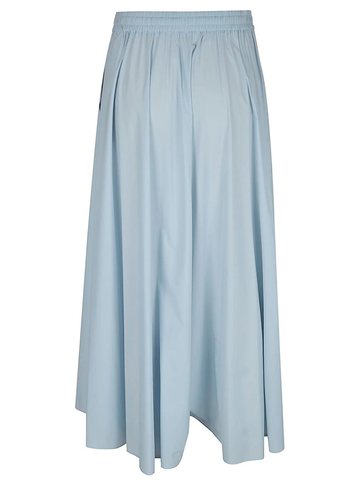 HERNO Gonna midi in raso GN000024D12875S 9128 HERNO