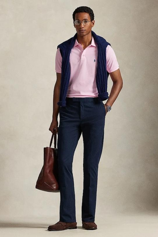 Polo in piqué Custom Slim-Fit 710941439 502 RALPH LAUREN
