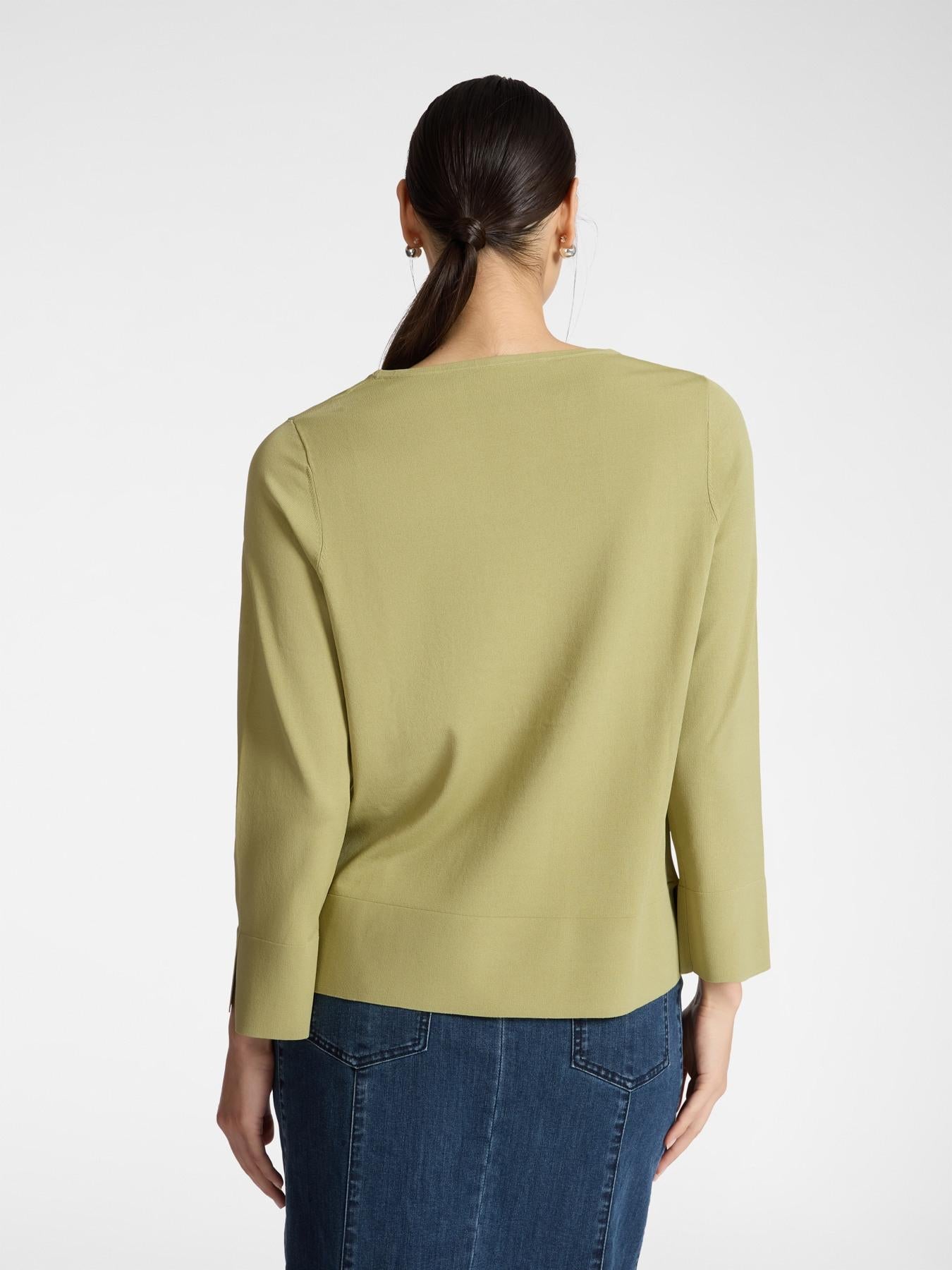 Maglia tinta unita misto viscosa<BR/> M561Z100751N 15 ELENA MIRO