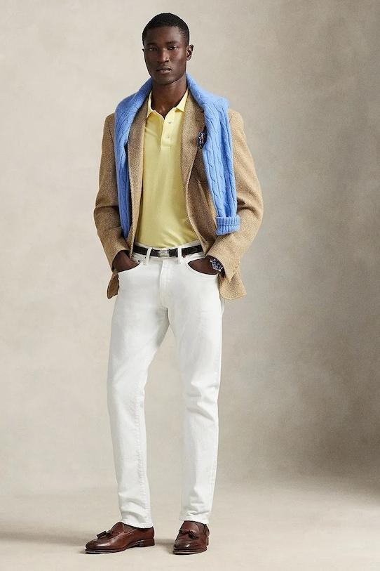 Polo in piqué Custom Slim-Fit 710941439 504 RALPH LAUREN
