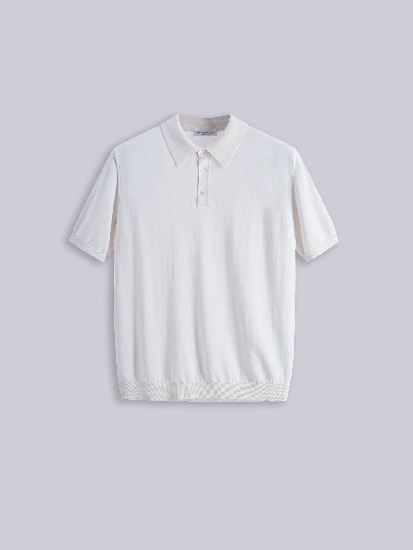 Polo in cotone regular<BR/> 261MYA10024 02 ROBERTO COLLINA