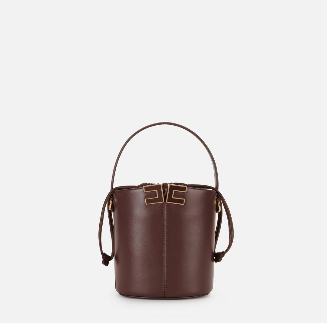 Borsa a secchiello con dettaglio logo<BR/> BS92A61E2 644 ELISABETTA FRANCHI