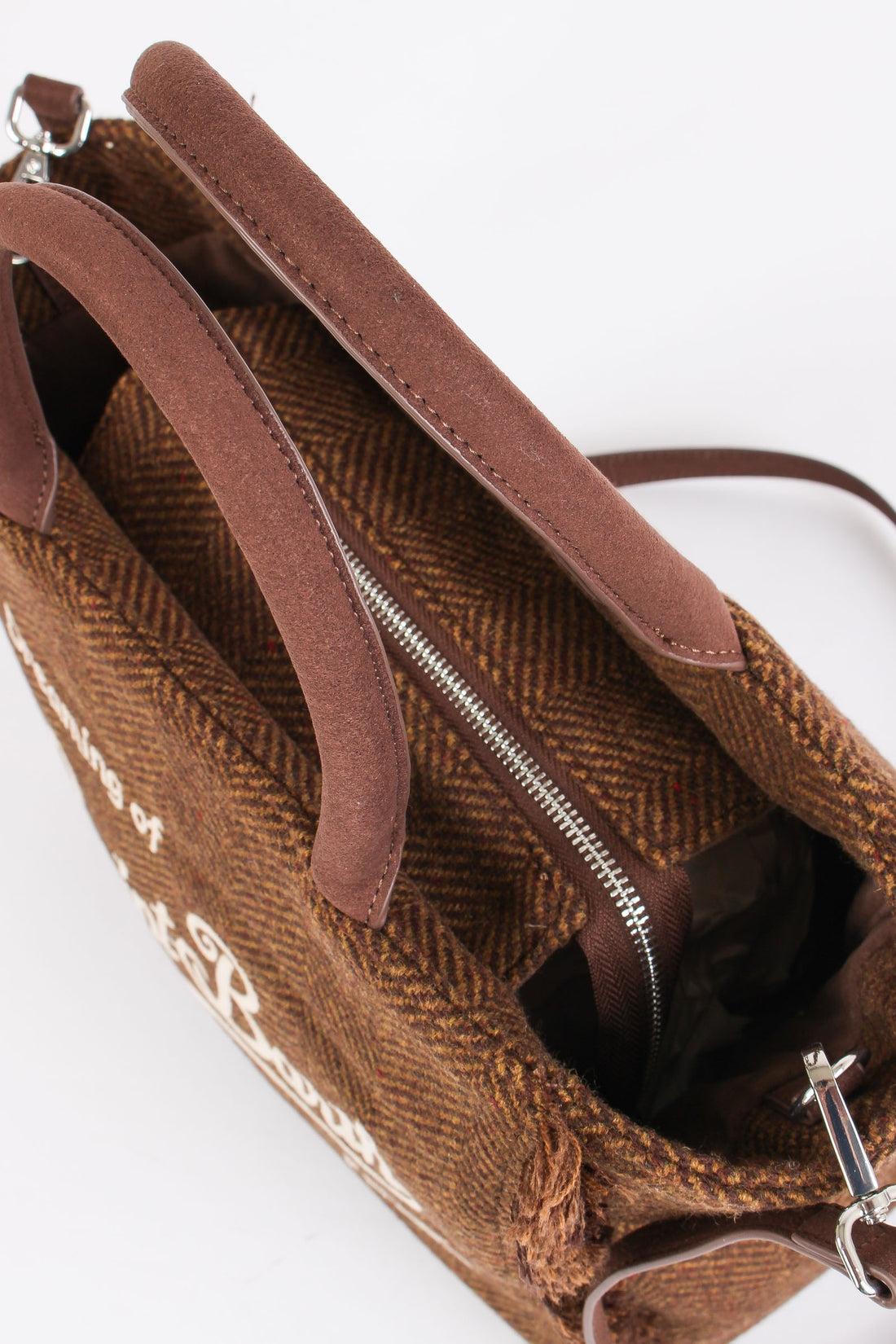 Borsa a mano Colette Wool in misto lana spigata COL0029 01352I MC2 SAINT BARTH