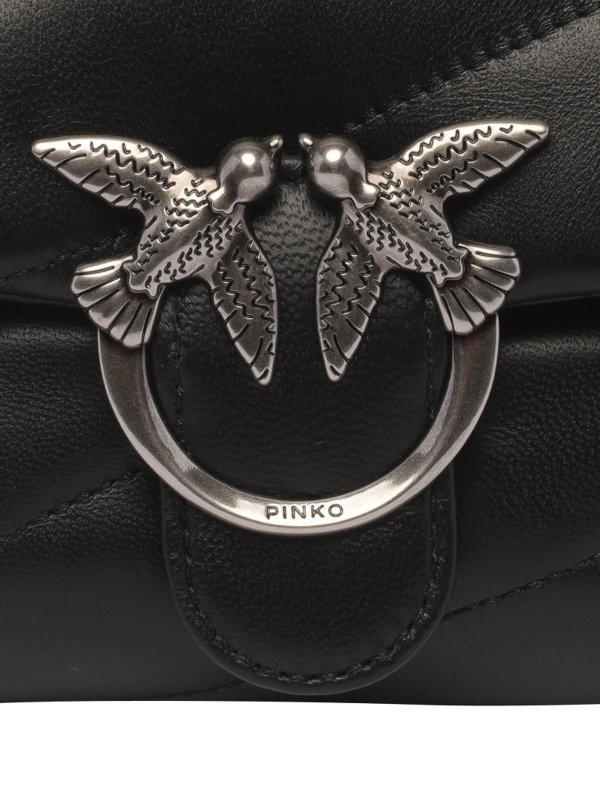 Borsa a tracolla piccola Baby Love Bag Puff in nappa trapuntata 100040A0F2 Z99O PINKO