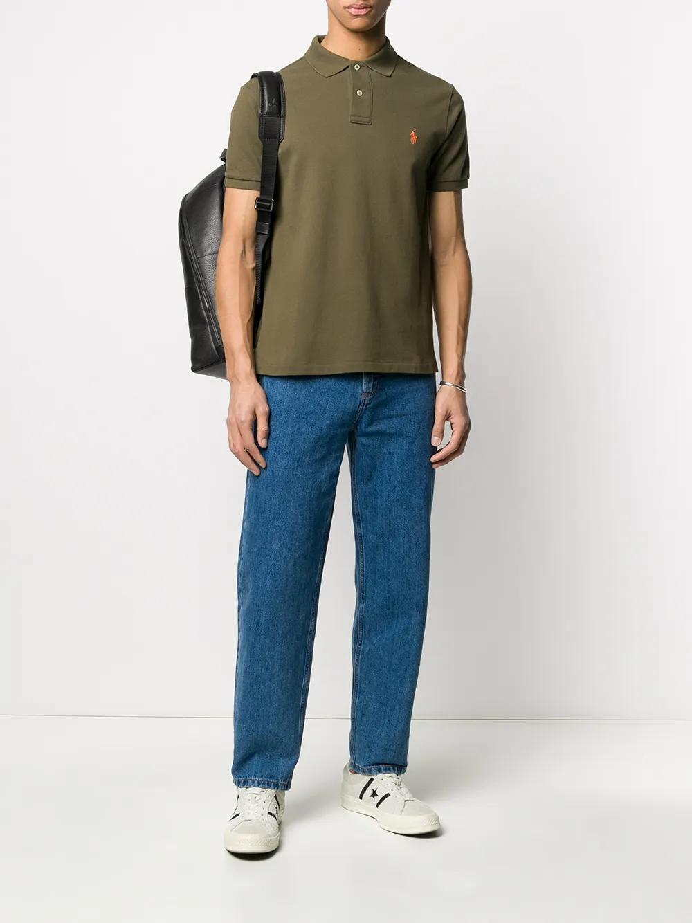 Polo uomo in cotone di piqué 710795080 017 RALPH LAUREN