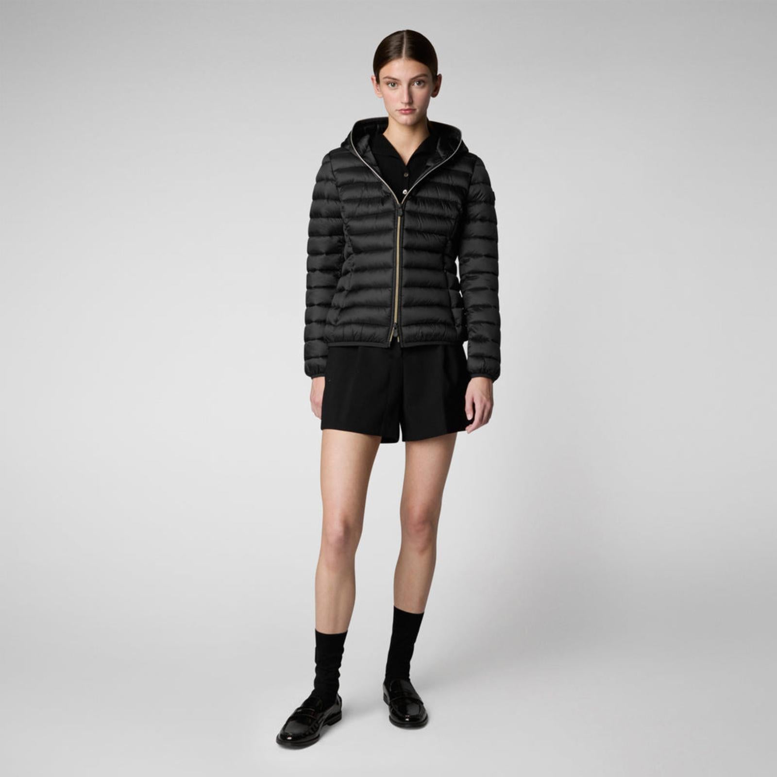 Piumino donna corto in nylon trapuntato Alexis