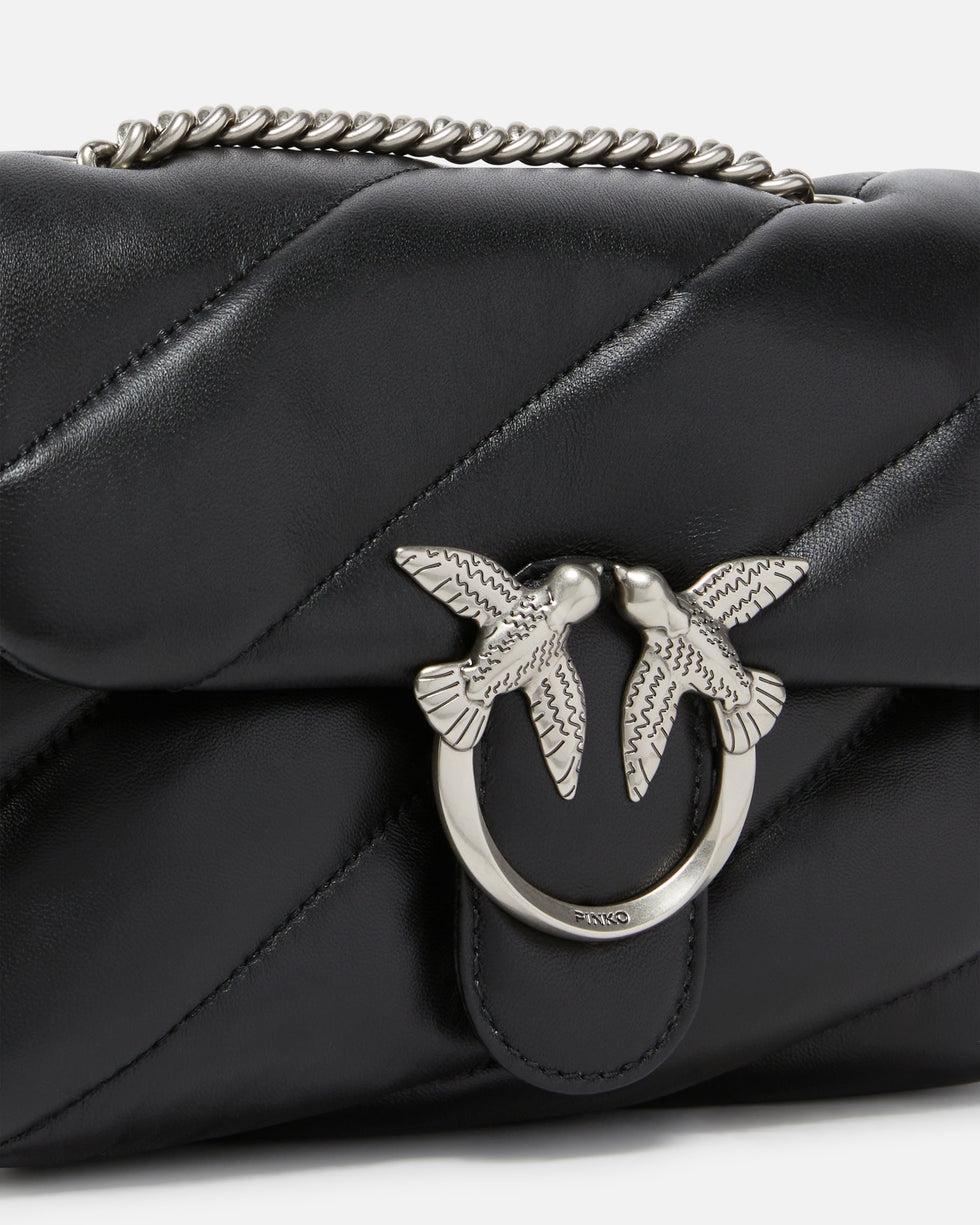 Borsa piccola a tracolla Love Bag Puff Maxi Quilt 100039A0F2 Z99O PINKO