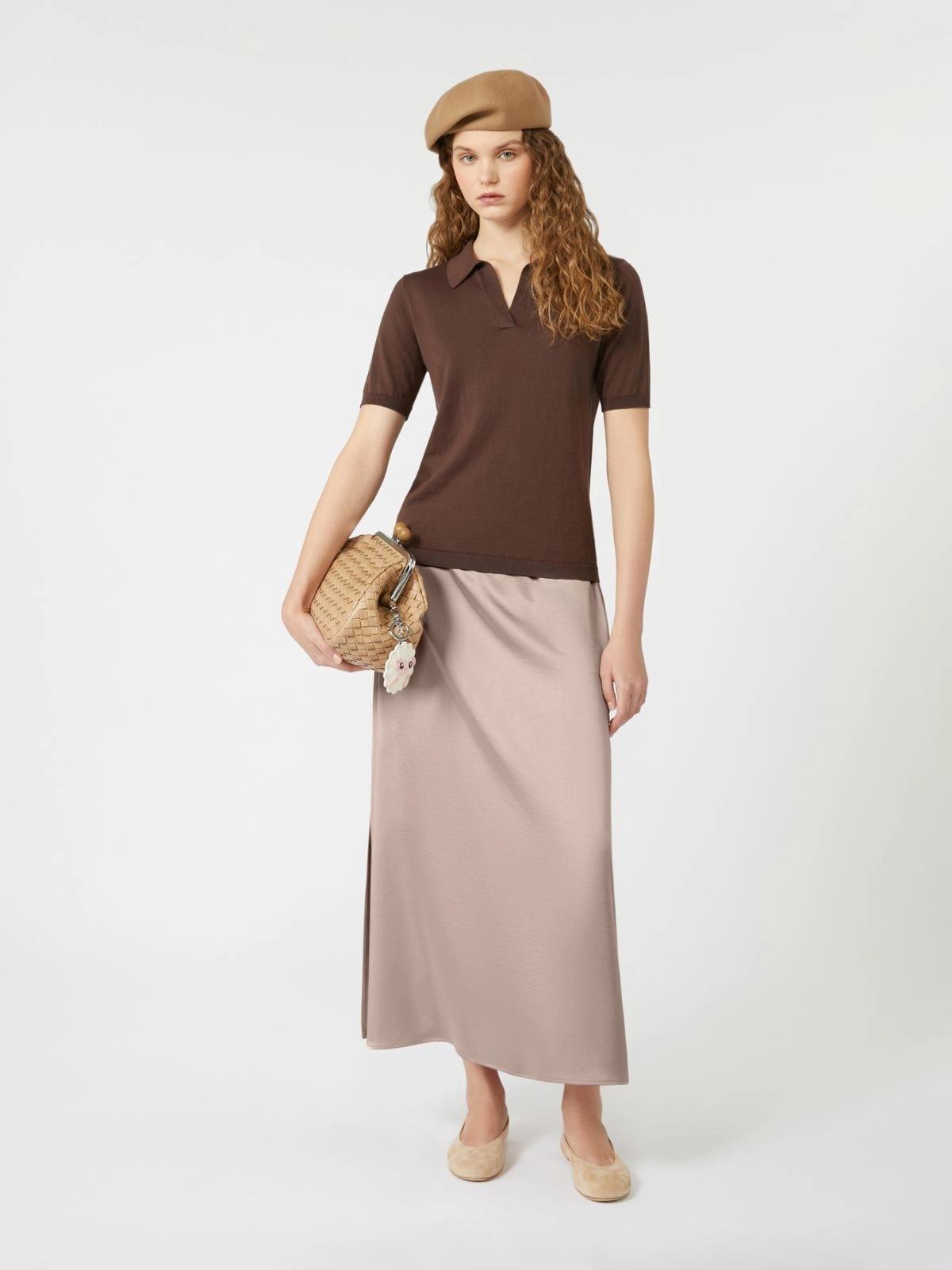 T-shirt polo in seta e cotone RONCOLO 005 WEEKEND