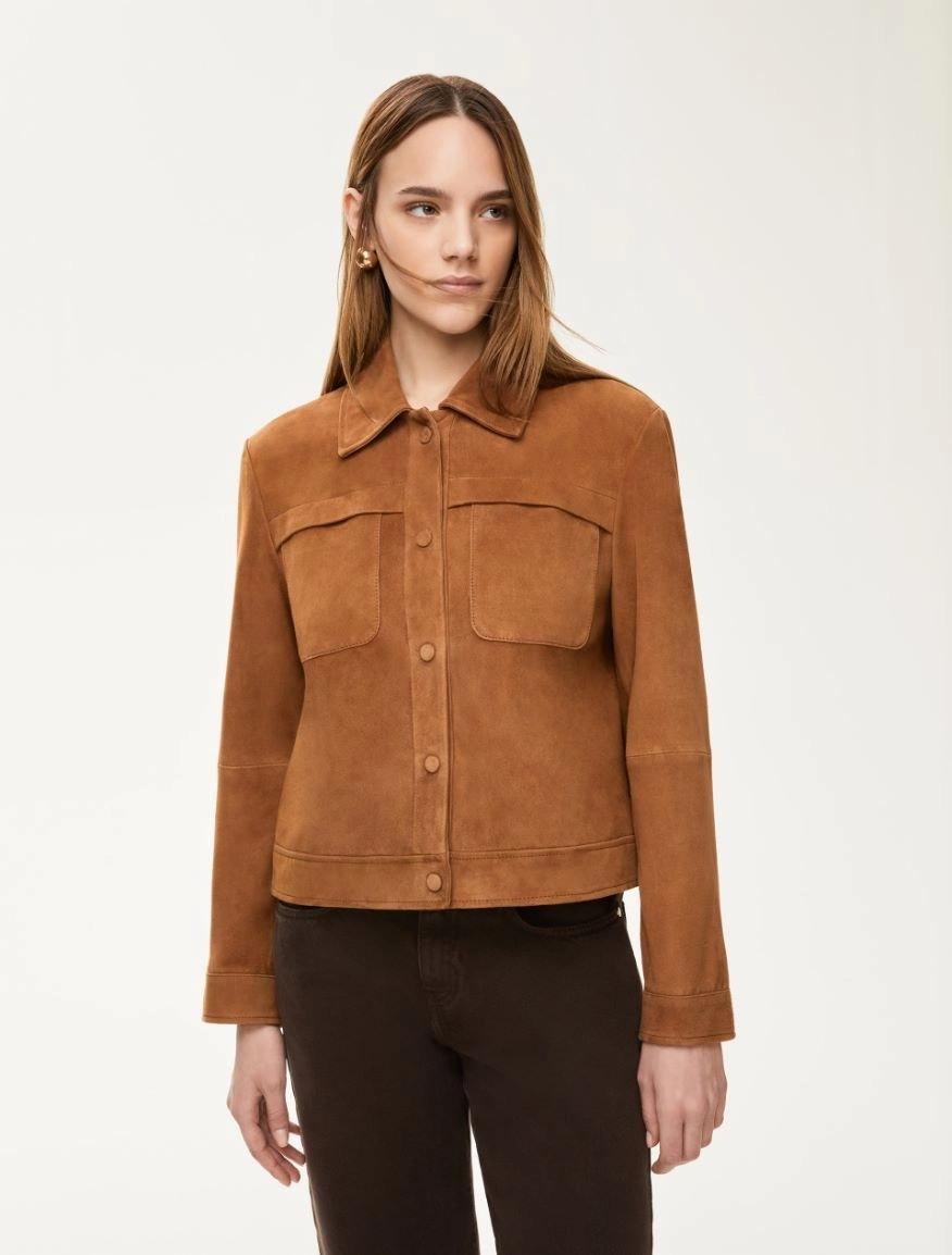 Giacca in pelle PLAVA 001 IBLUES