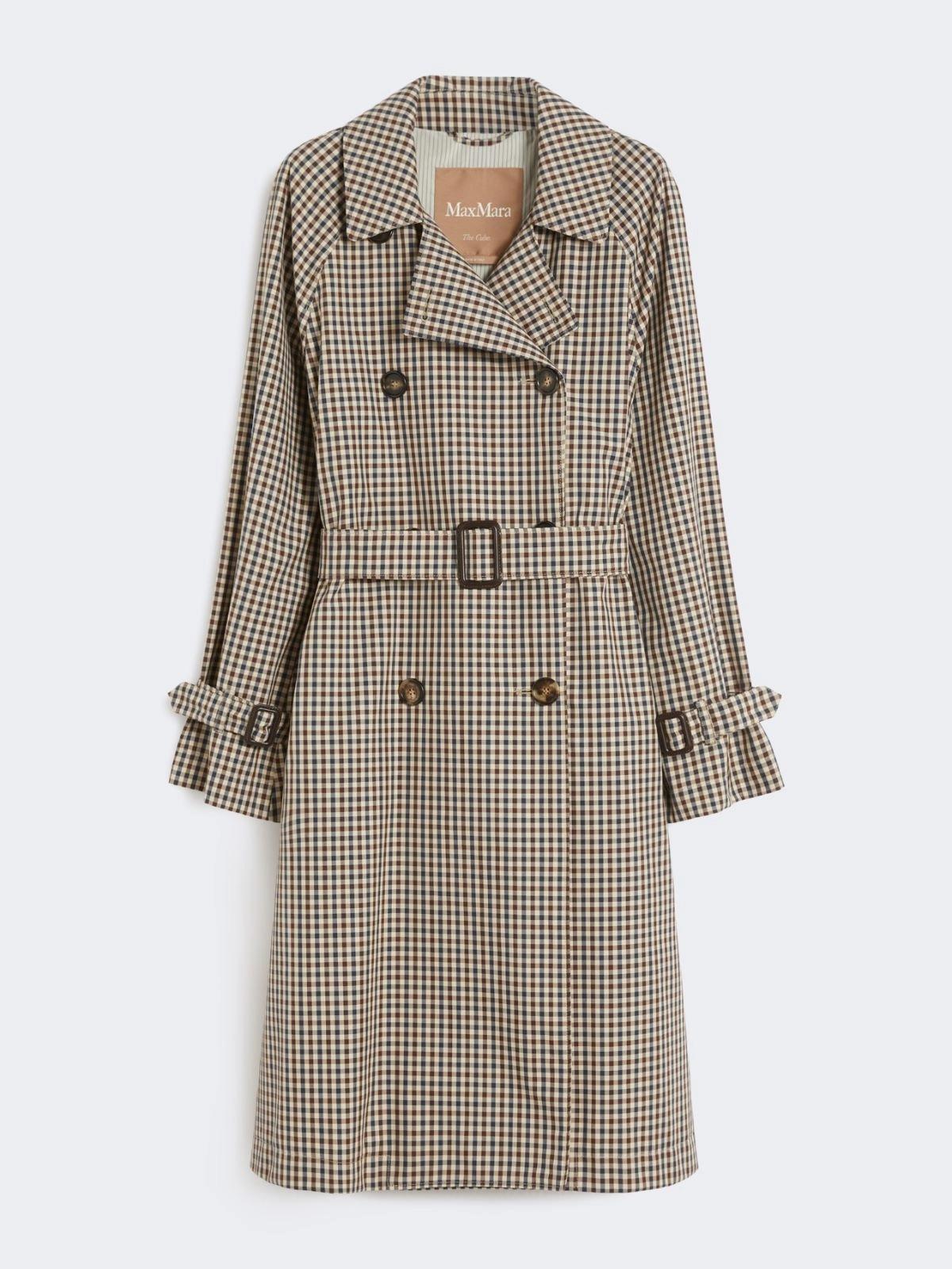 MTCFATE<BR/>Trench in twill antigoccia fantasia MTCFATE 001 MAX MARA THE CUBE