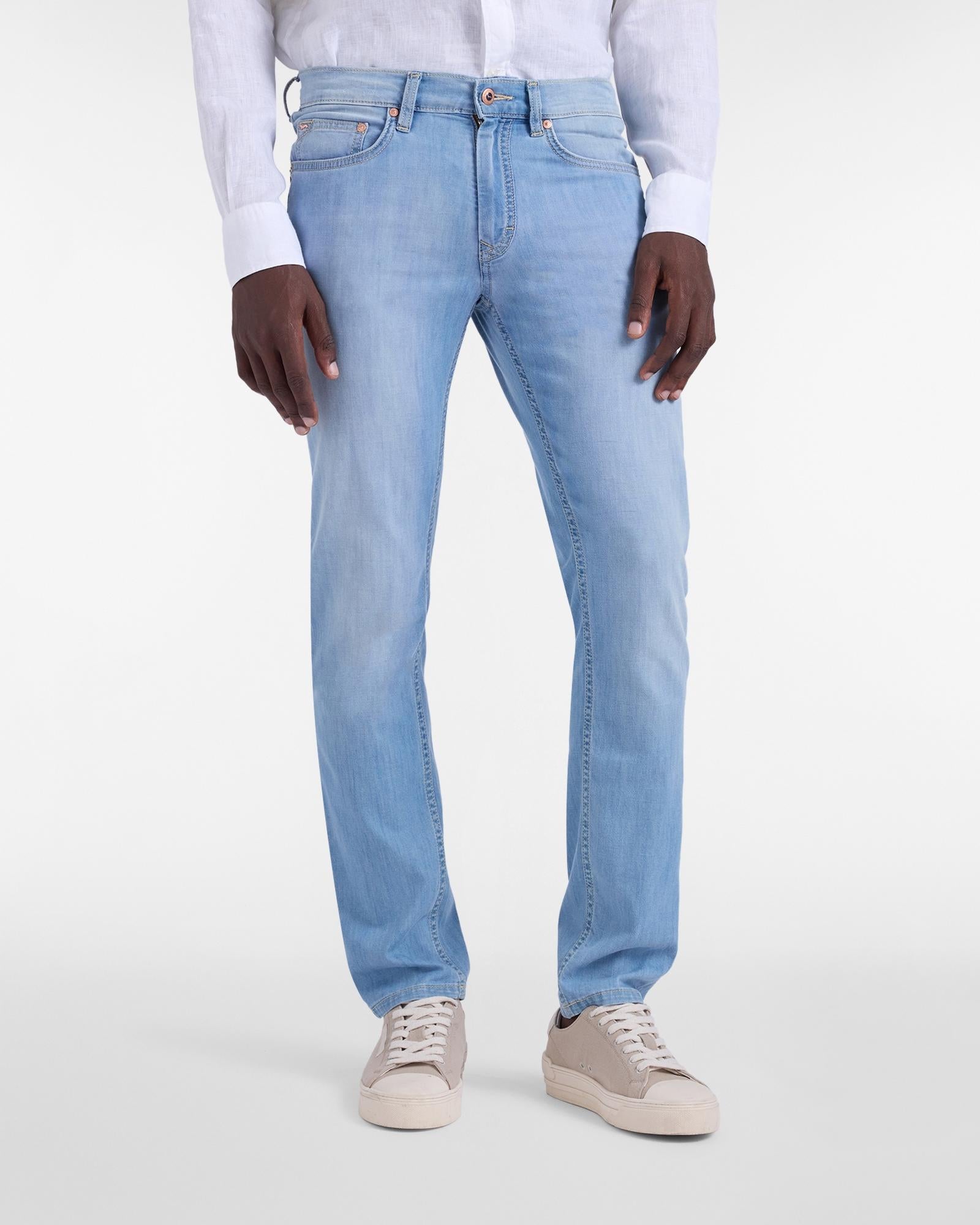Denim Uomo 5 Tasche Narrow Fit<BR/> WNQ010059465C49 804* HARMONT & BLAINE