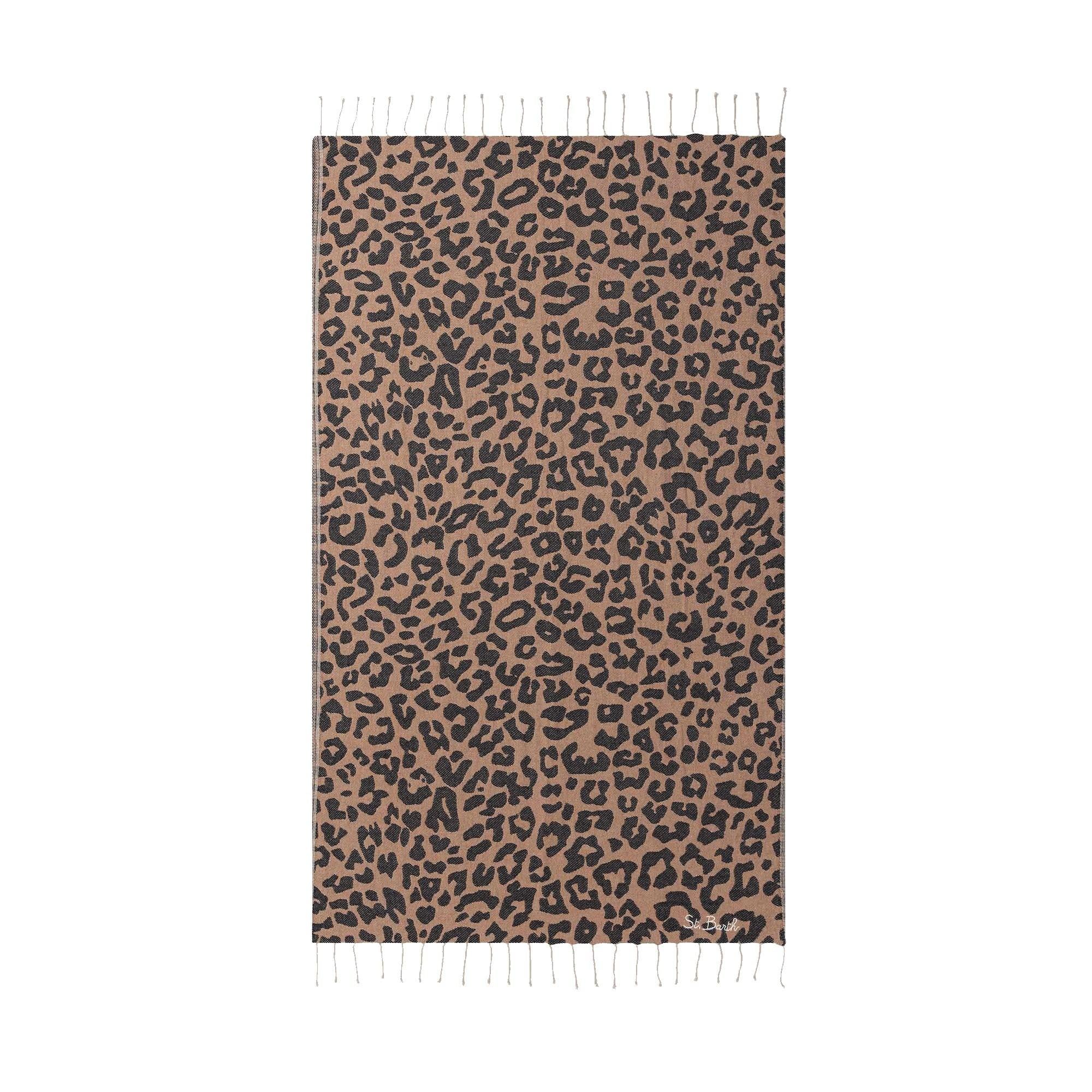 SAINT BARTH Telo mare leopardato FOUT009 02712L MC2 SAINT BARTH