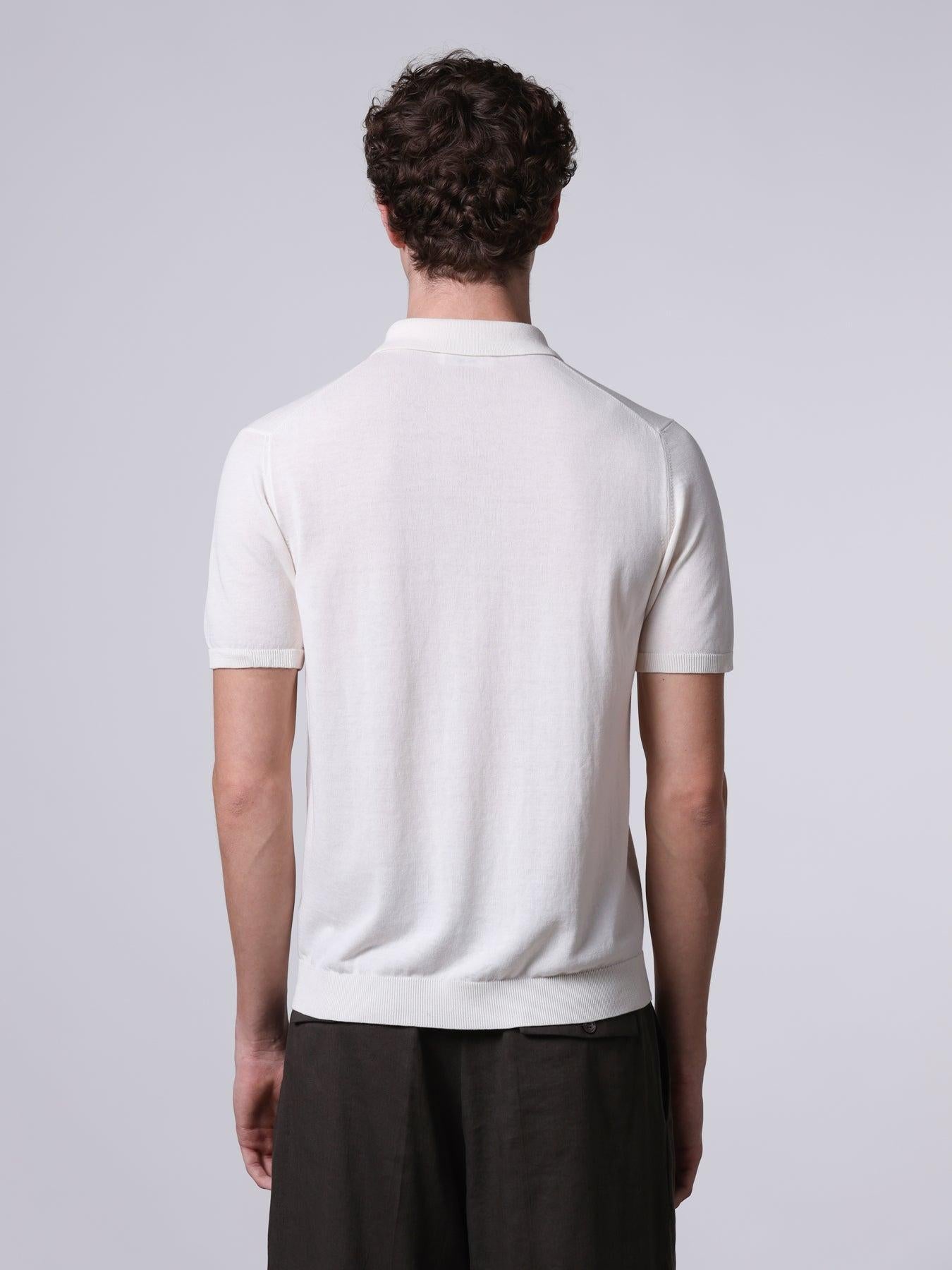 Polo in cotone regular<BR/> 261MYA10024 02 ROBERTO COLLINA