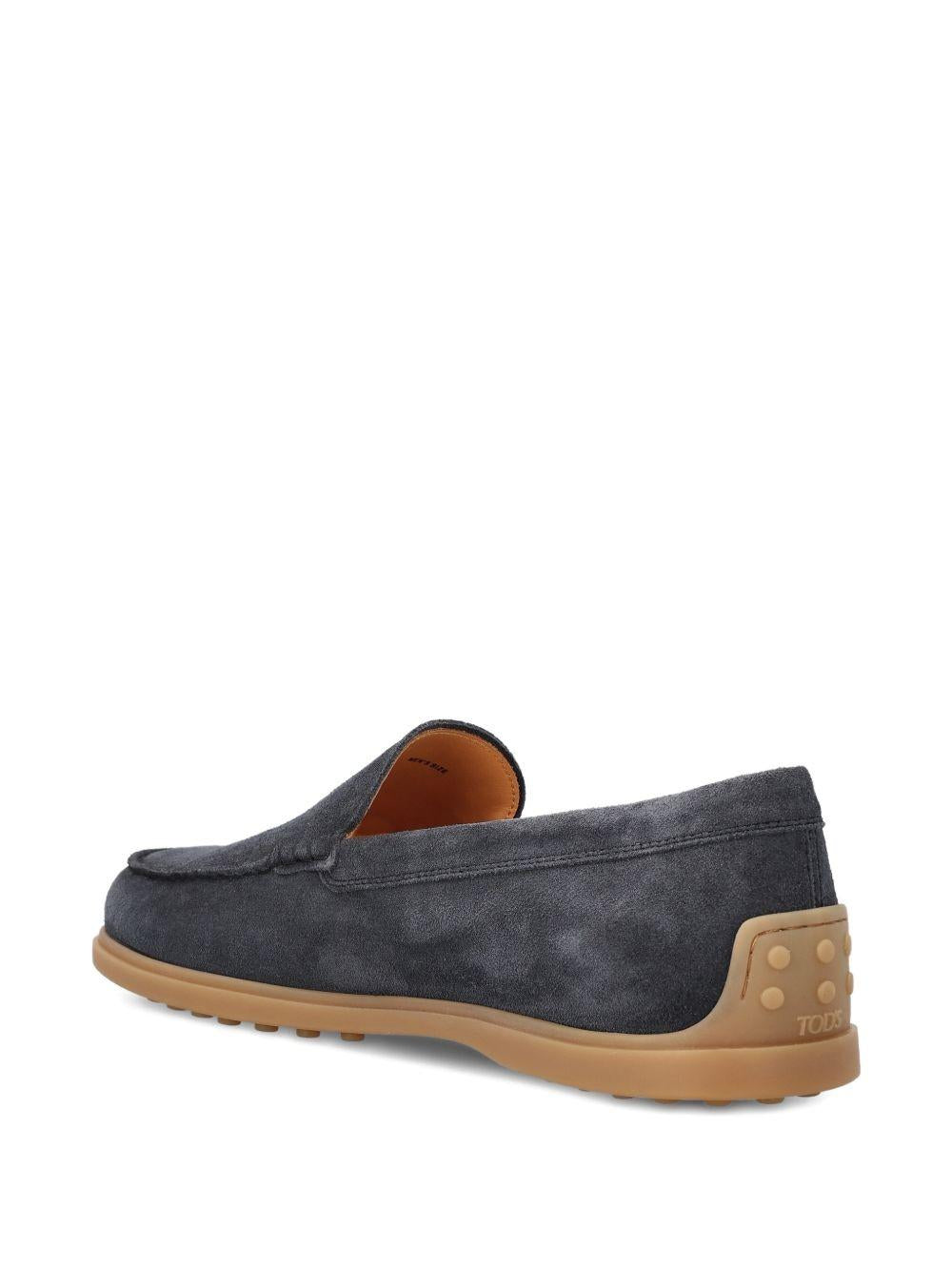 Mocassino Pantofola in Pelle Scamosciata<BR/> XXM78L0AJ30RE0 U835 TOD'S
