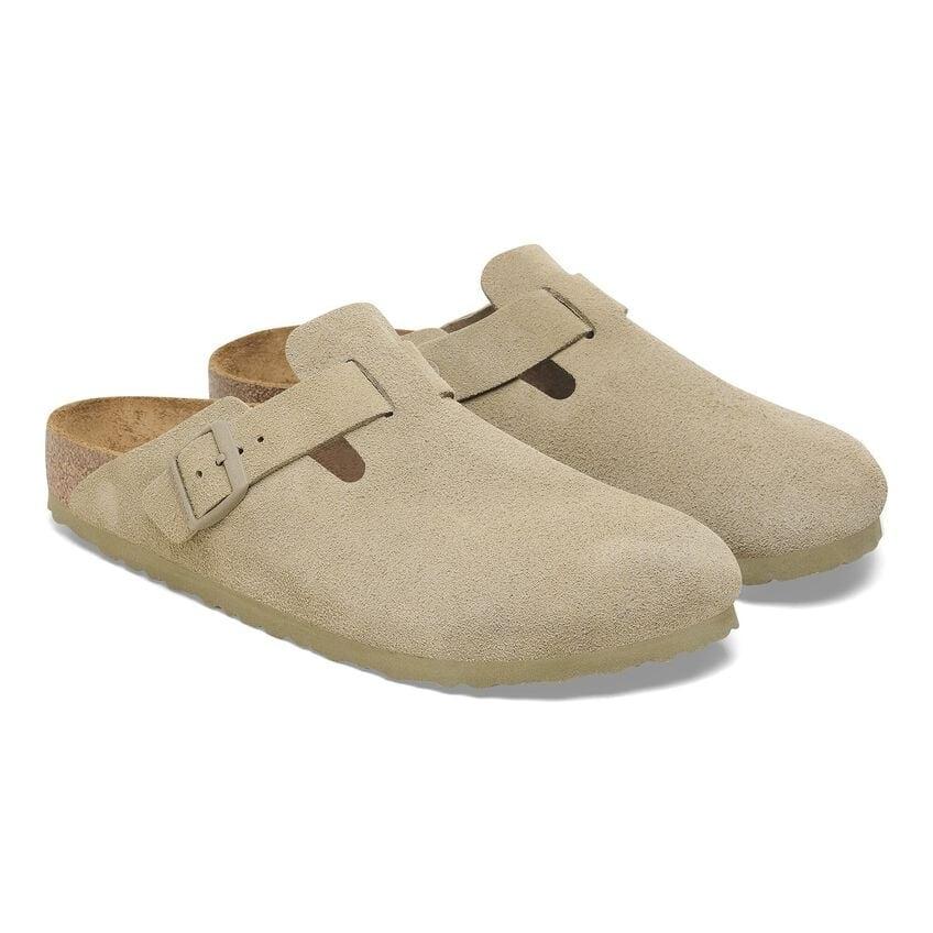 Sabot in pelle scamosciata Boston 1025844BOSTON KHAKI BIRKENSTOCK