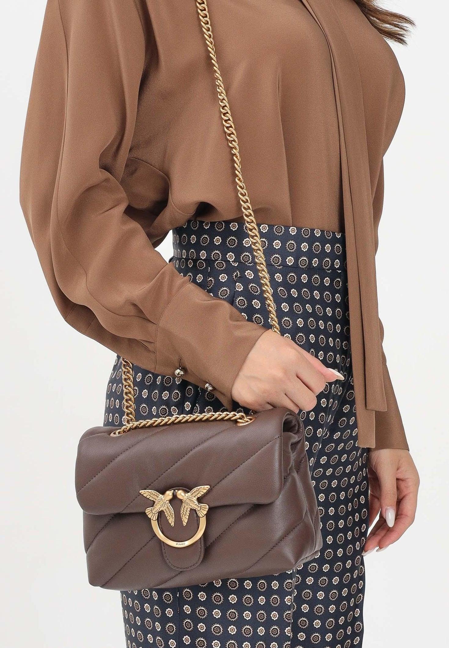 Mini Love Bag Puff Maxi Quilt<BR/><BR/> 100039A0F2 L74Q PINKO
