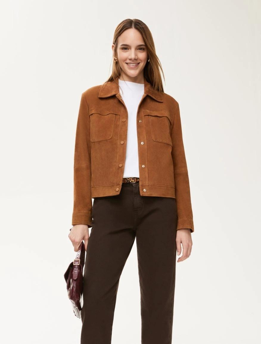 Giacca in pelle PLAVA 001 IBLUES