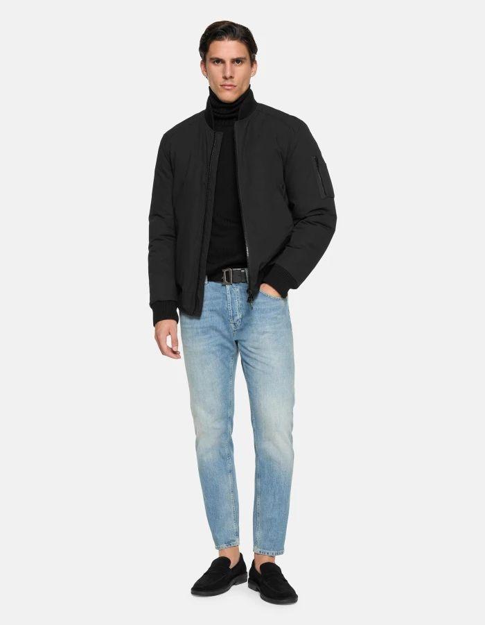 Jeans Dian carrot in denim fisso
