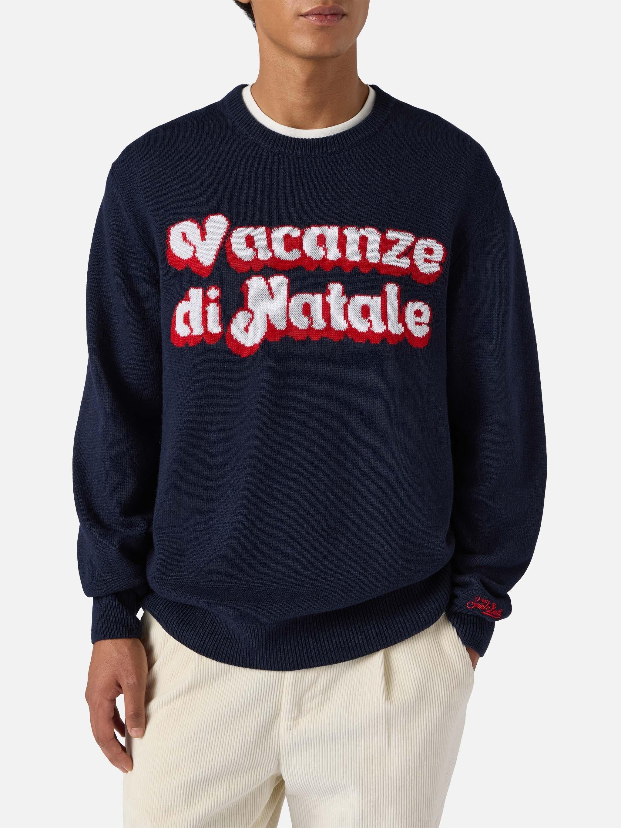 Maglione Heron con jacquard Vacanze di Natale HER0001 00013I MC2 SAINT BARTH