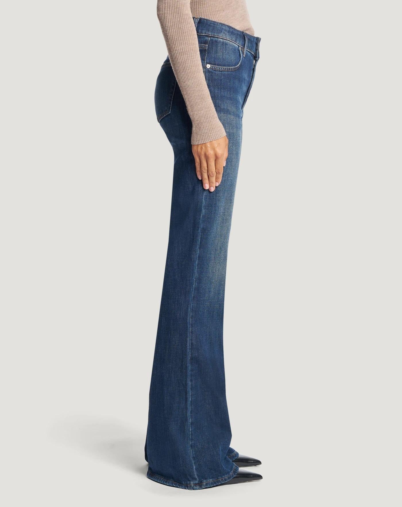 Jeans Janet in denim loose<BR/> C1VPJNZ0 MN14 PT TORINO