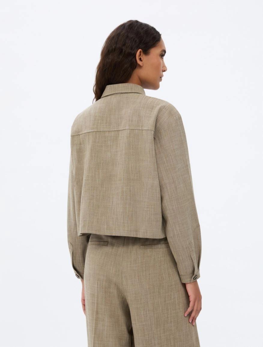 CAMICIA BOXY<BR/> IBLGHIERA 002 IBLUES
