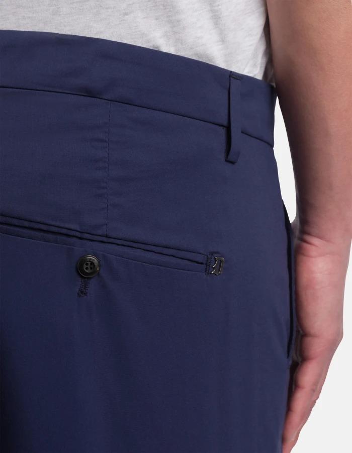 Pantaloni Gaubert slim in popeline cotone e nylon<BR/> UP235PS0020U002 894 DONDUP