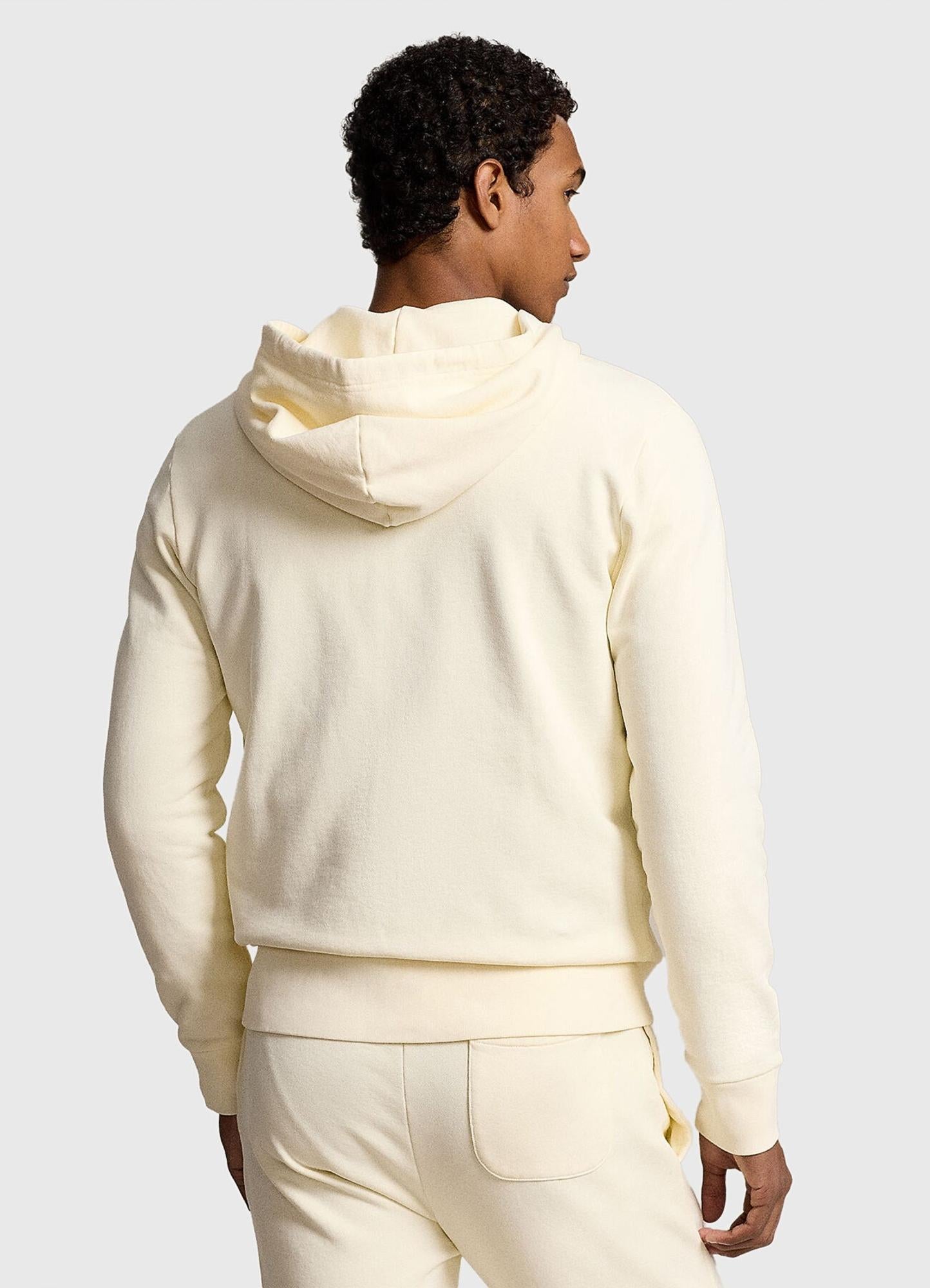 Felpa in misto cotone con zip e cappuccio 710916692 003 RALPH LAUREN