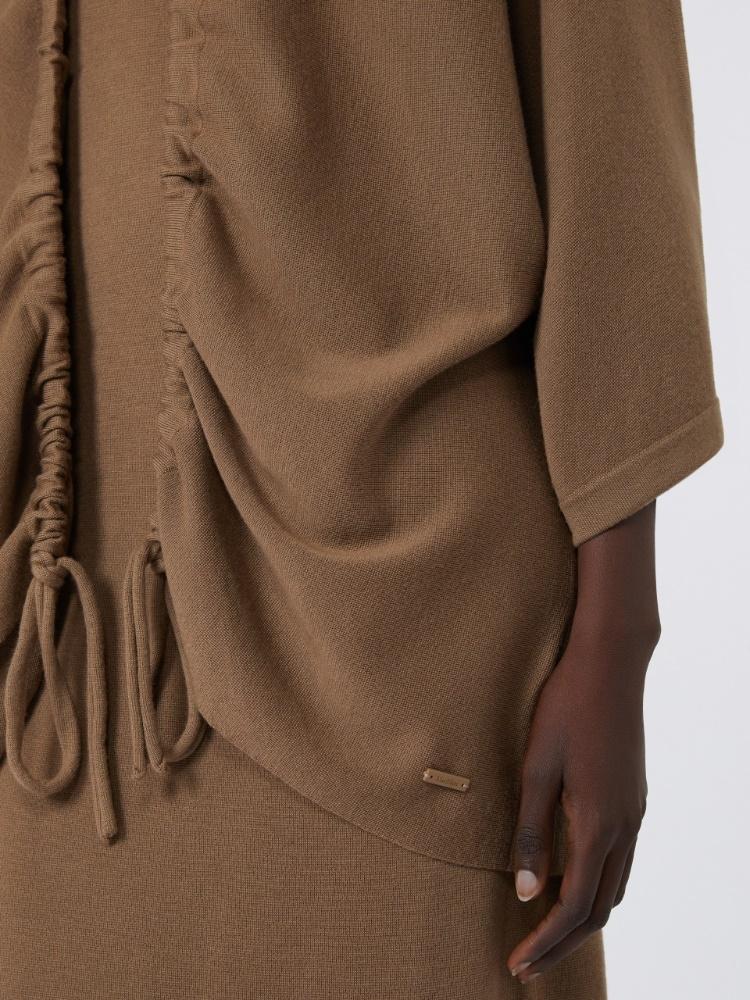 Cardigan in filato di lana con coulisse ASTER 004 MAX MARA