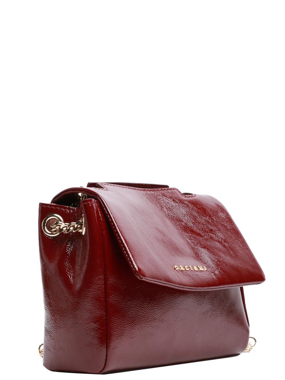 Borsa Sveva Sense Mini in Pelle Bordeaux<BR/> BC2019VYL CHIANTI ORCIANI
