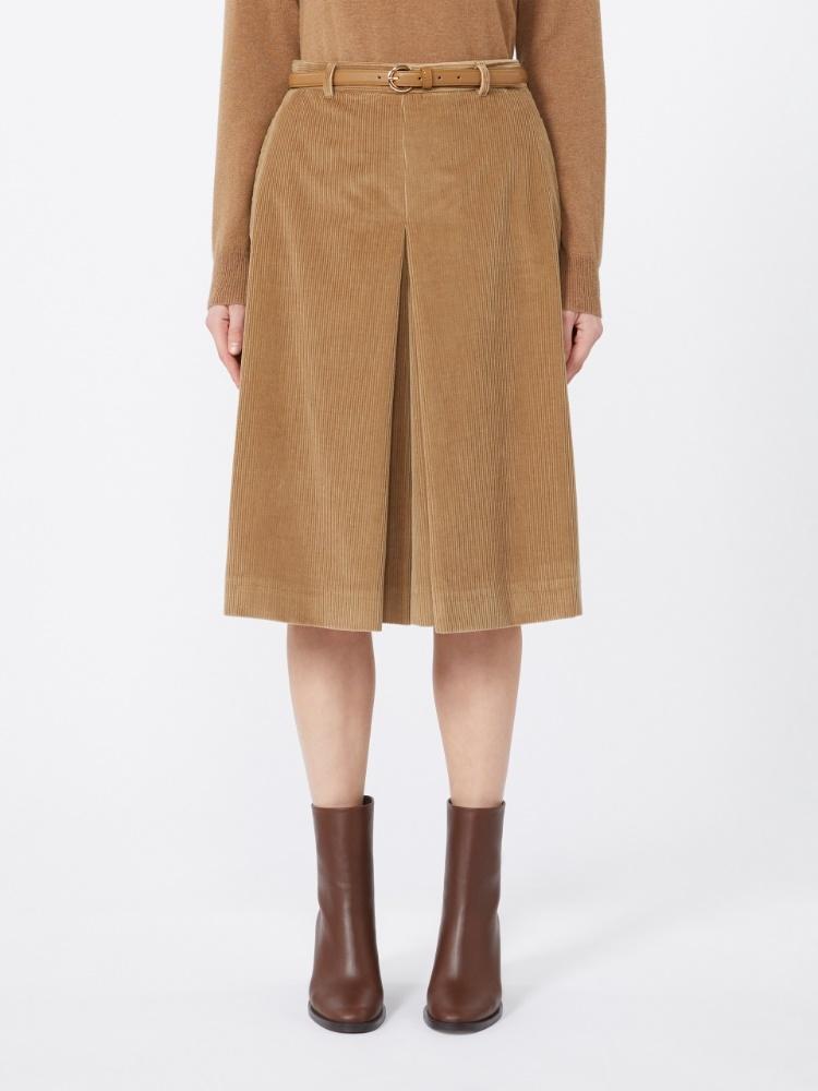 Gonna pantalone in velluto<BR/> FRAGORE 033 MAX MARA STUDIO