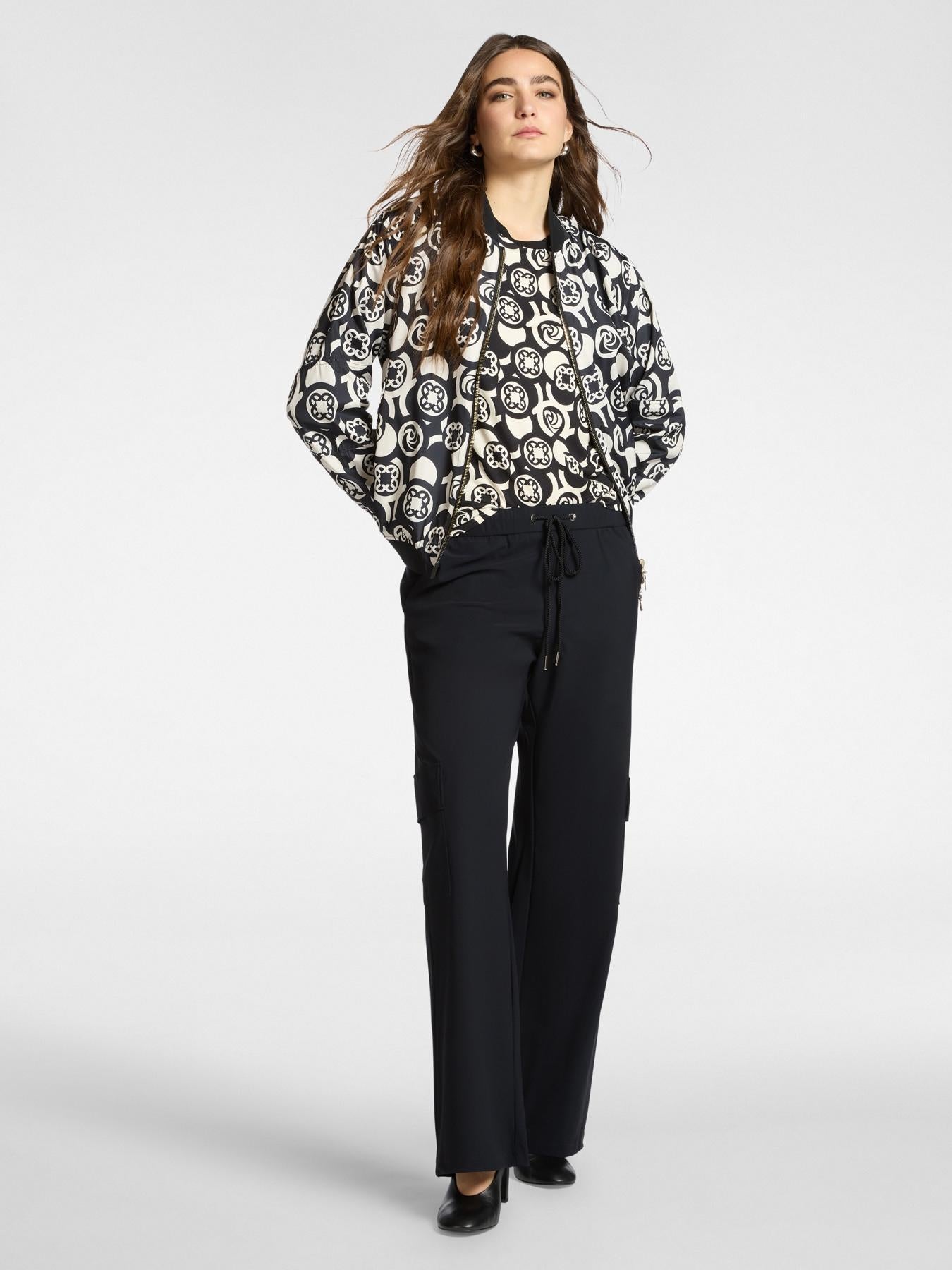 Bomber dalla stampa Monogram<BR/> F240P000183N 01 ELENA MIRO