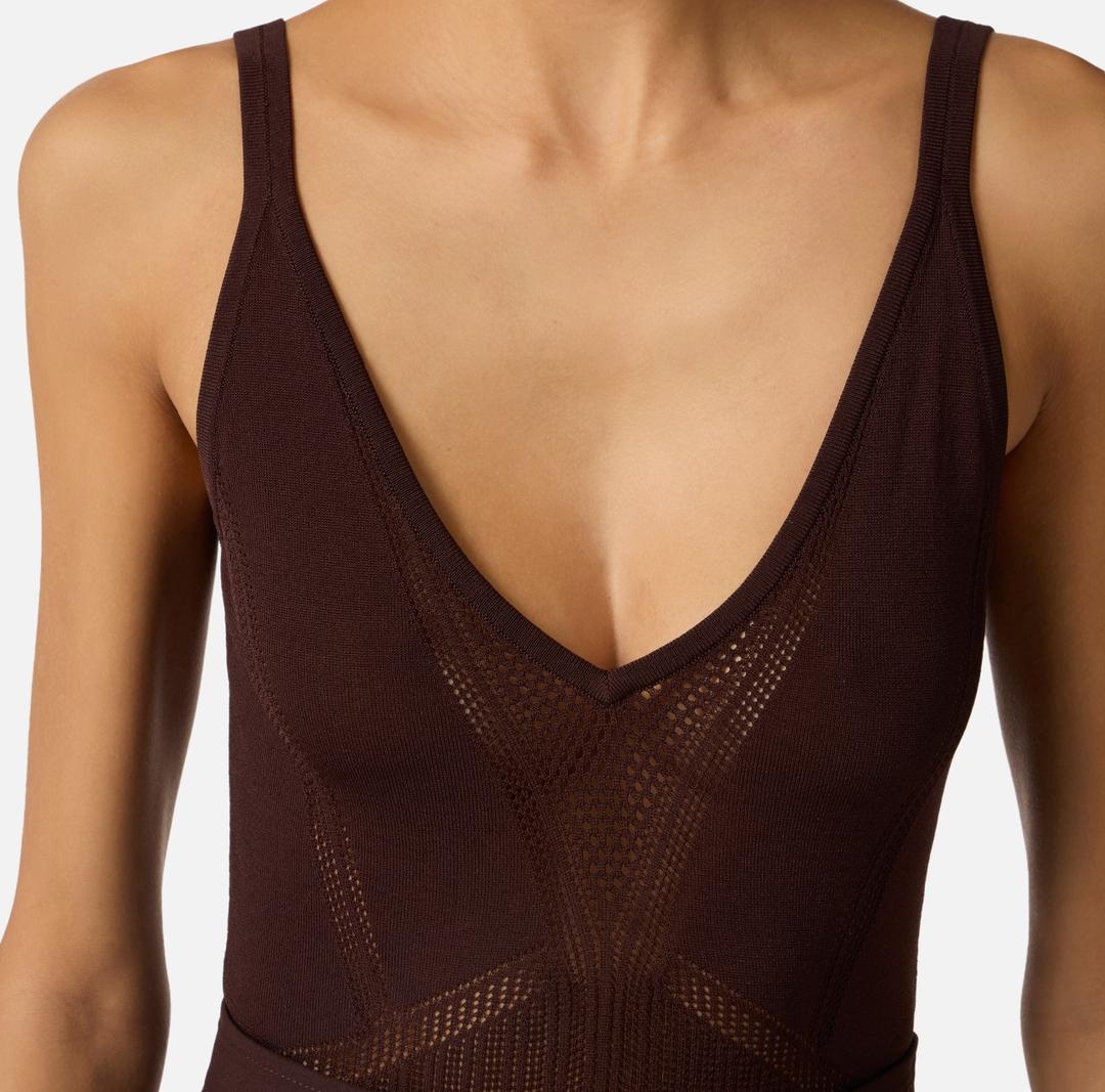 Body in maglia traforata BK80W61E2 644 ELISABETTA FRANCHI