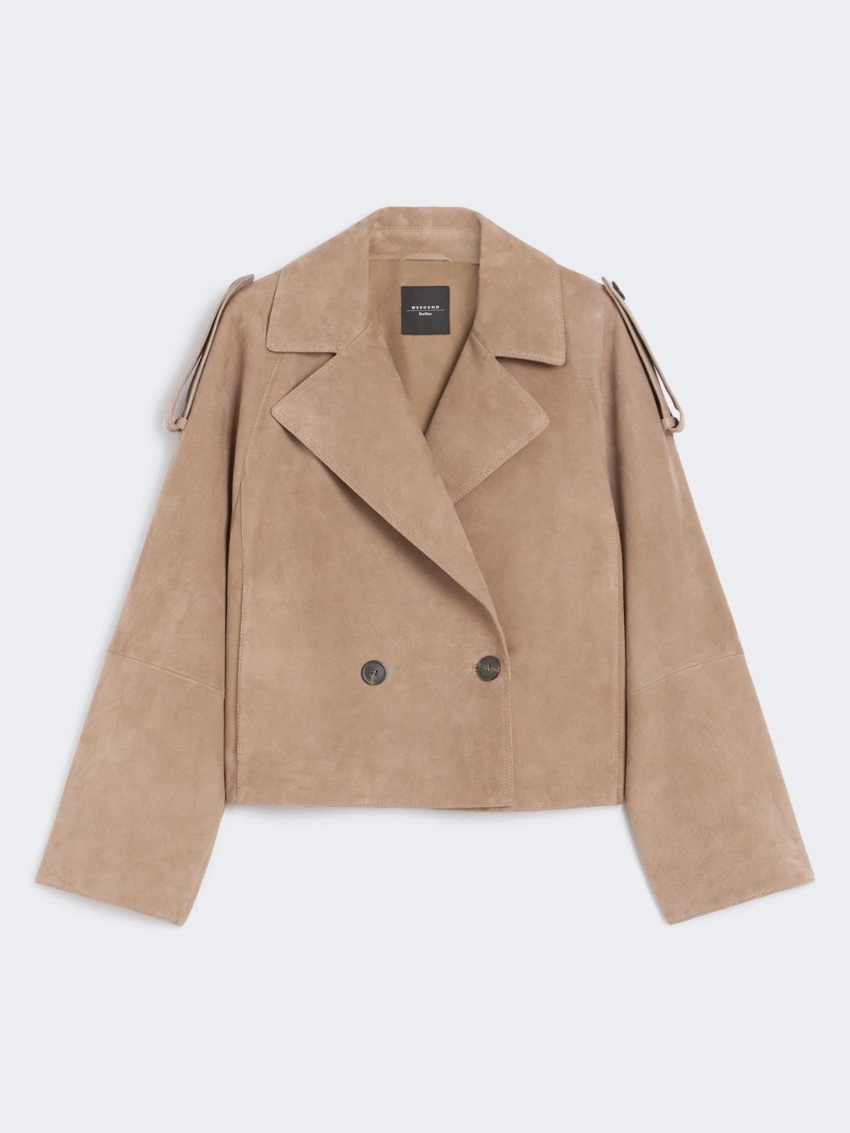 Trench corto in suede MAGA 001 WEEKEND