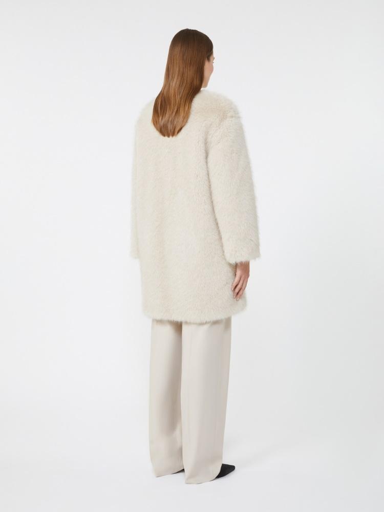 Cappotto in tessuto effetto faux fur EROS 002 MAX MARA STUDIO