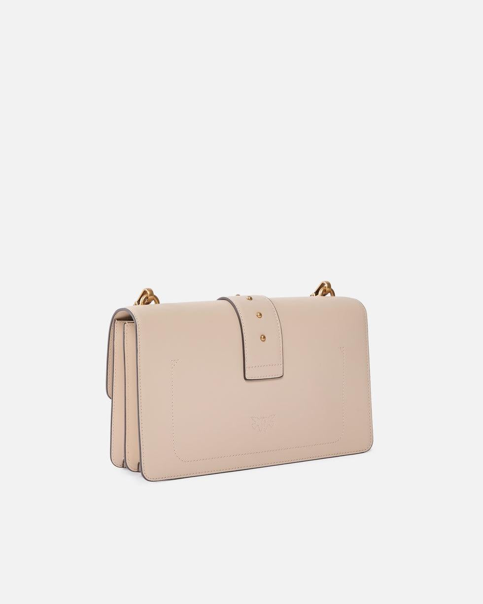 Borsa a mano media Love Bag One in pelle<BR/> 105857A0F1 C50Q PINKO