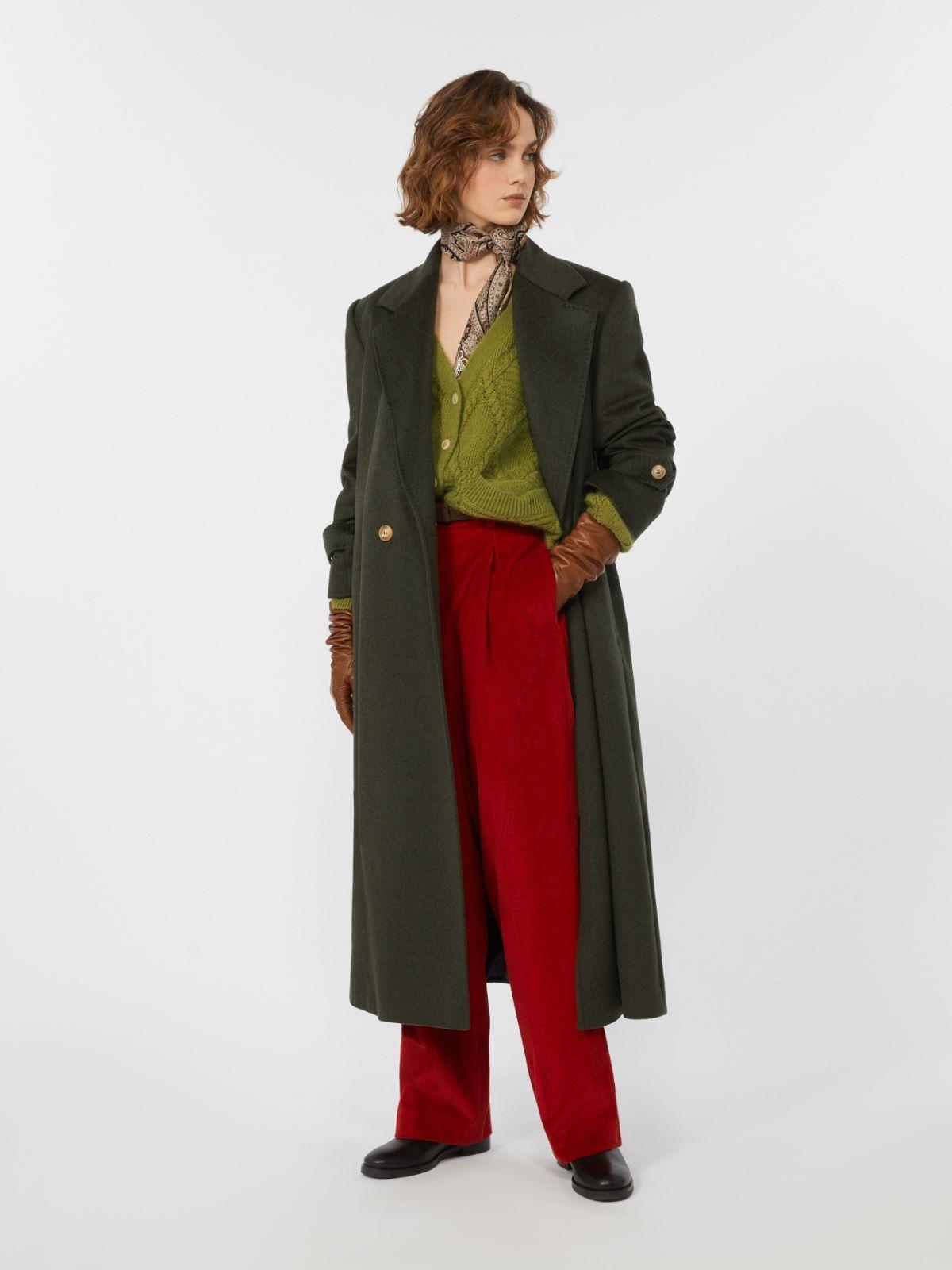 Cappotto in drap di lana<BR/> SMALTO 087 WEEKEND