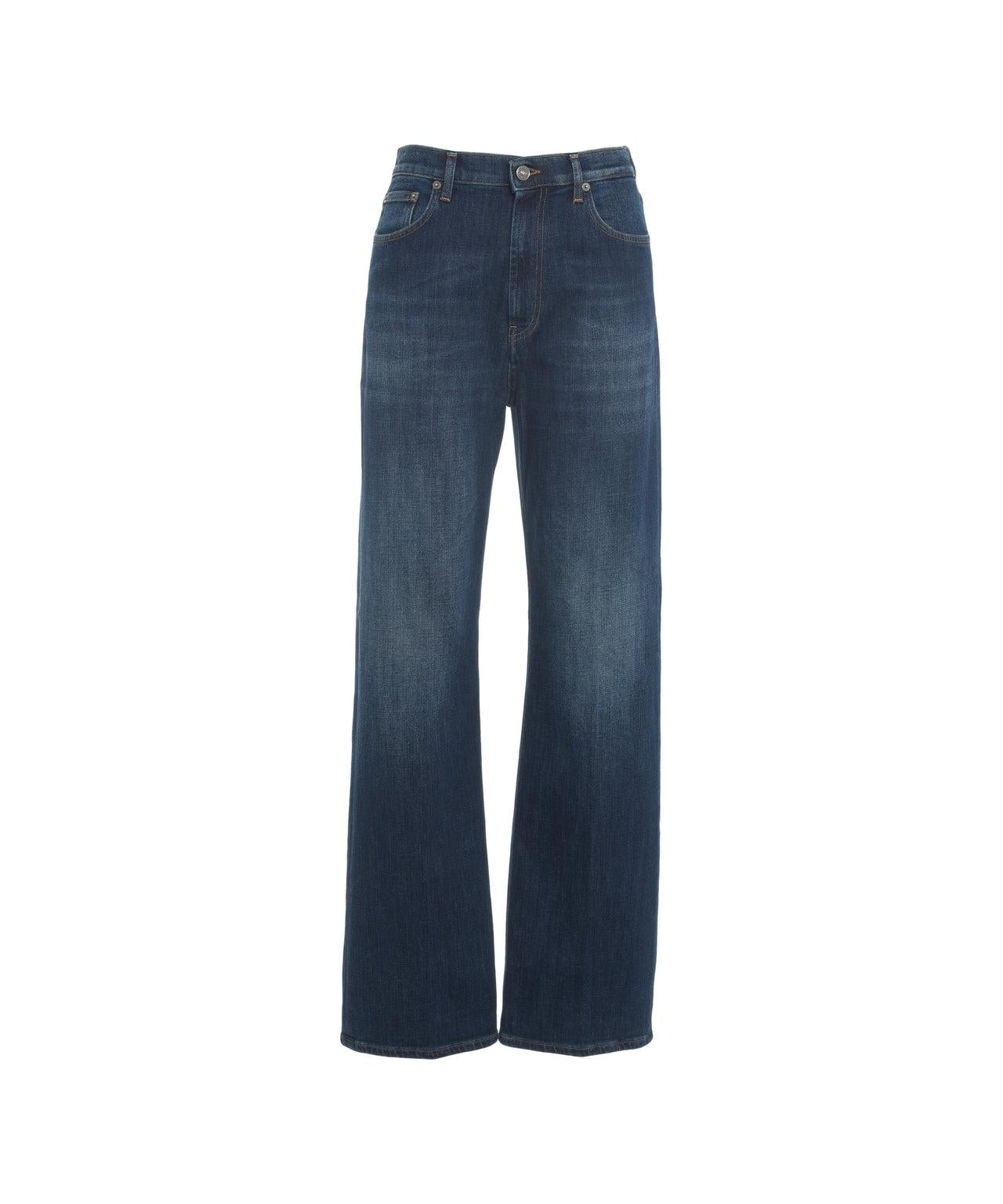 Wide leg jeans 'Francine'<BR/> DP777DS0229LH4 800 DONDUP