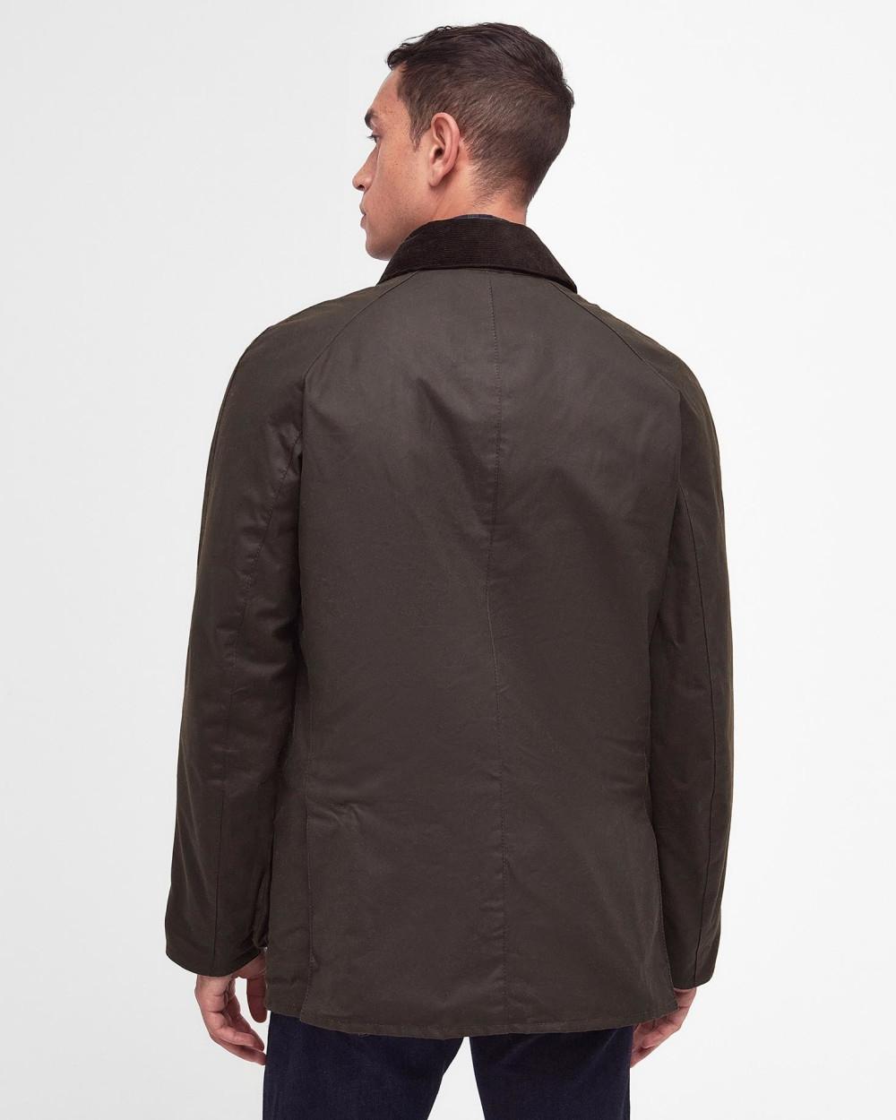 Giacca in cotone cerato Ashby MWX0339 OL71 BARBOUR