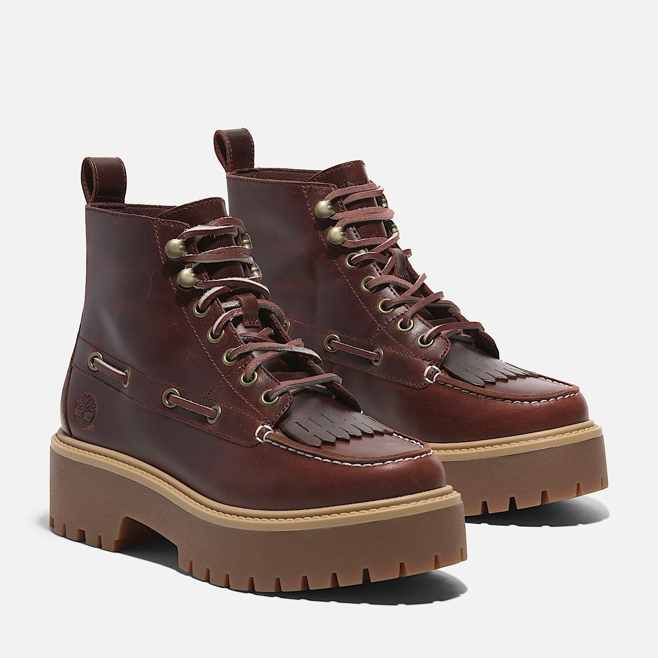 Stivale donna Sfrangiato con Plateau Stone Street TB0A27YZ EIW1 TIMBERLAND