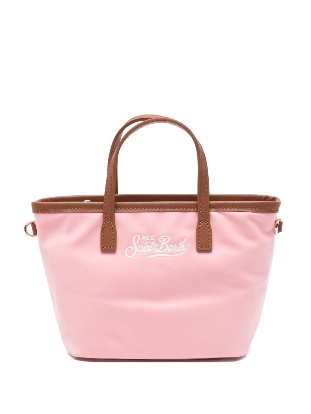 Borsa City mini in nylon rosa CB0005 01820L MC2 SAINT BARTH