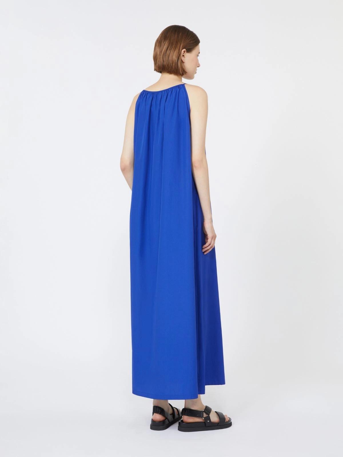 Abito in popeline di cotone - Blu<BR/> MSTZUPPA 071 MAX MARA STUDIO