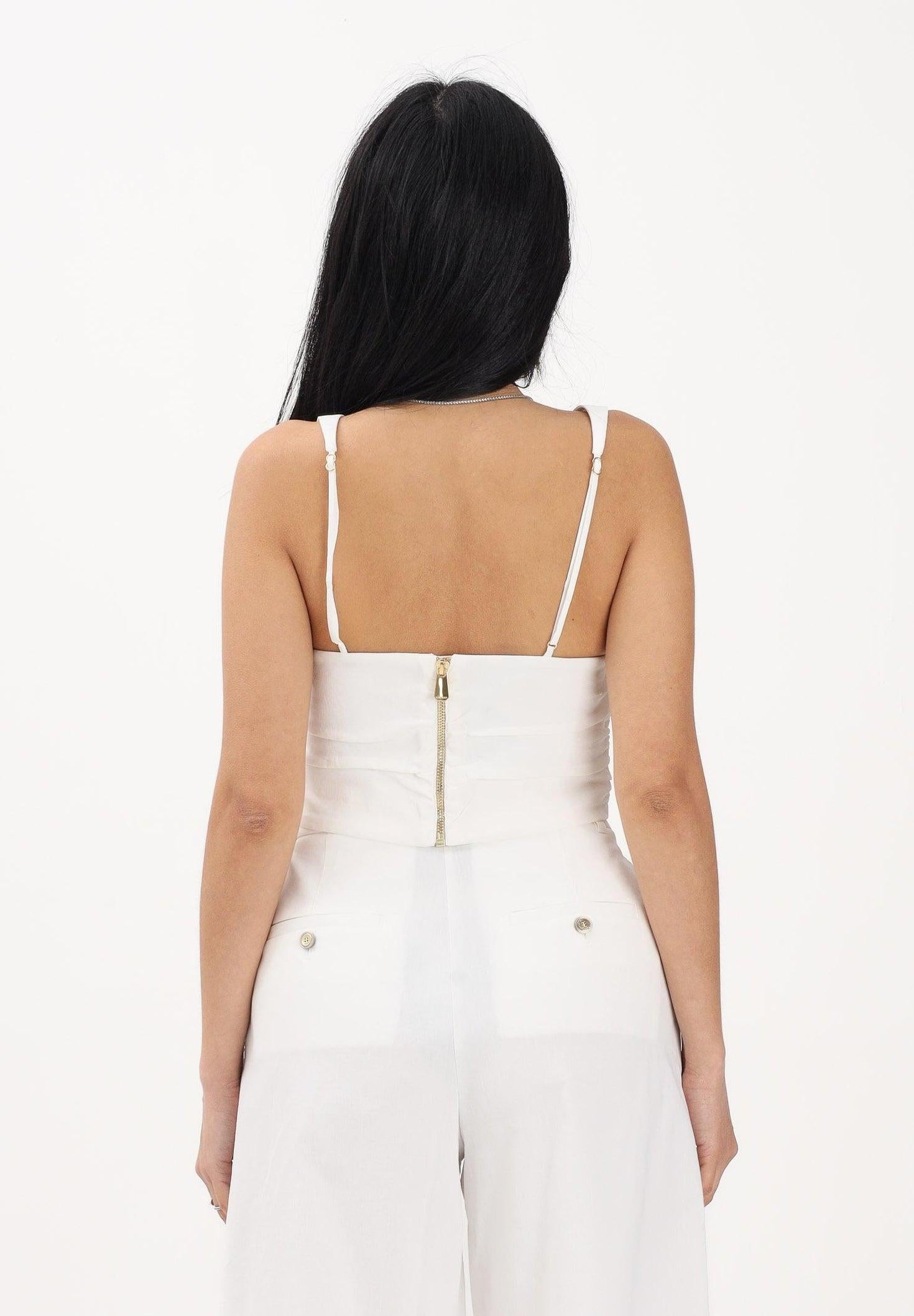 Top bianco da donna 106567A34I Z05 PINKO