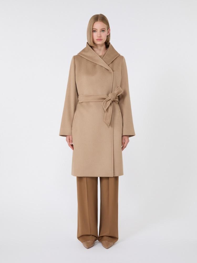 Cappotto con cappuccio in lana NEWMANG 006 MAX MARA STUDIO